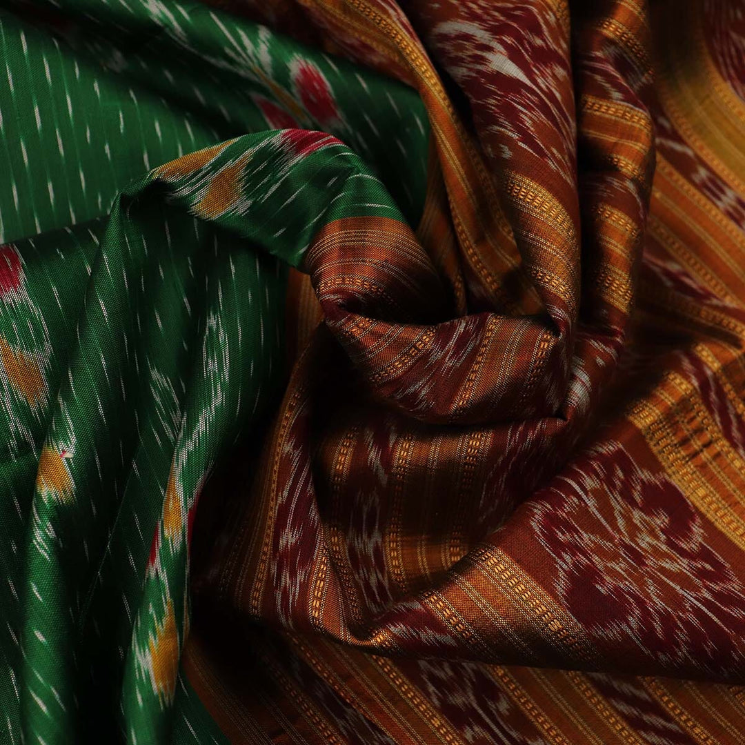 Handloom Khandua Silk Ikat Saree Handloom Saree_Khandua Silk Priyadarshini Handloom