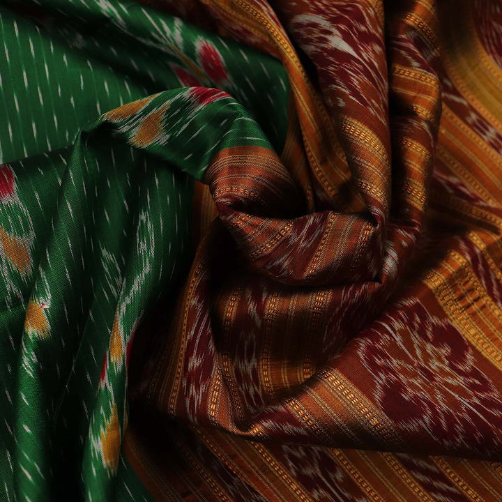 Handloom Khandua Silk Ikat Saree Handloom Saree_Khandua Silk Priyadarshini Handloom