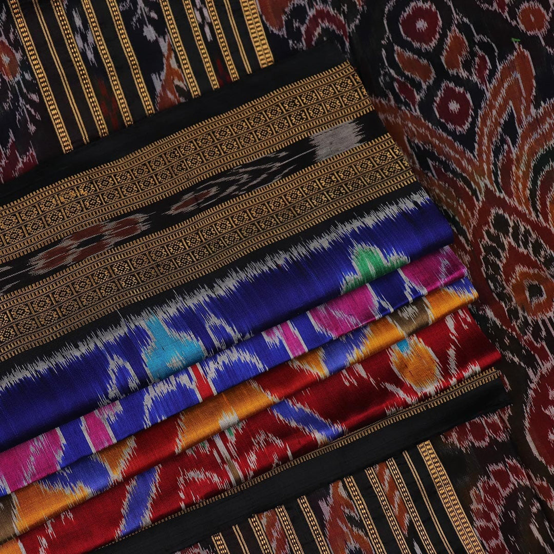 Handloom Khandua Silk Ikat Saree Handloom Saree_Khandua Silk Priyadarshini Handloom