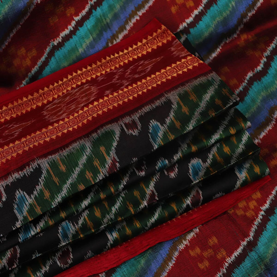 Handloom Khandua Silk Ikat Saree Handloom Saree_Khandua Silk Priyadarshini Handloom