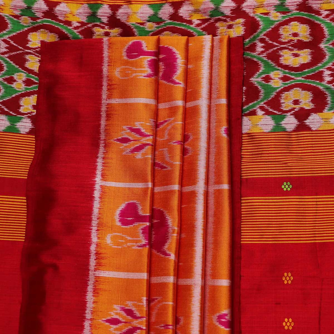 Handloom Khandua Silk Ikat Saree Handloom Saree_Khandua Silk Priyadarshini Handloom