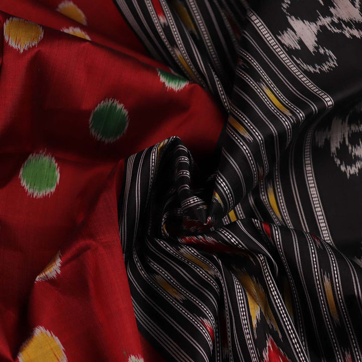 Handloom Khandua Silk Ikat Saree Handloom Saree_Khandua Silk Priyadarshini Handloom