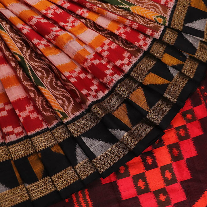 Handloom Khandua Silk Ikat Saree Handloom Saree_Khandua Silk Priyadarshini Handloom