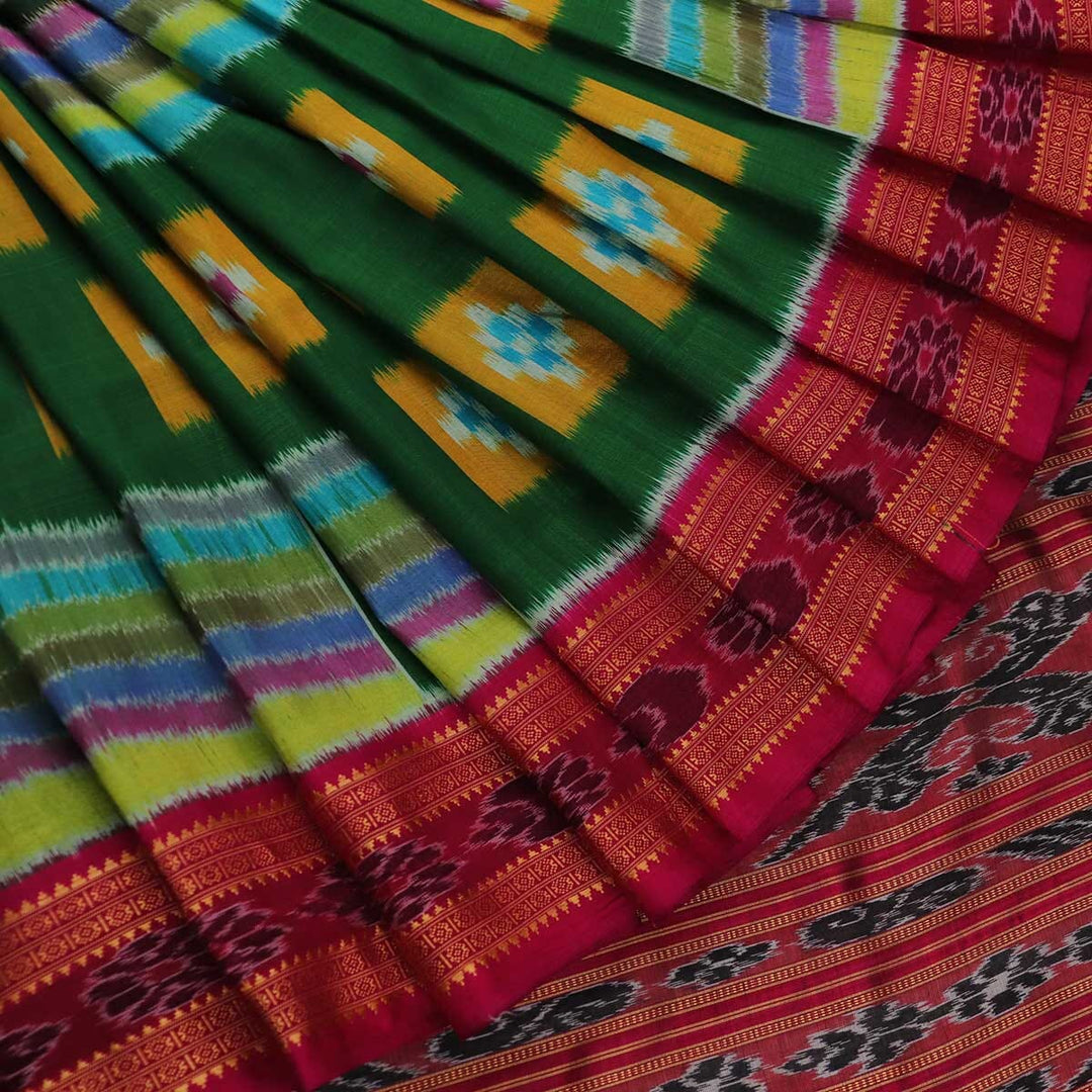 Handloom Khandua Silk Ikat Saree Handloom Saree_Khandua Silk Priyadarshini Handloom