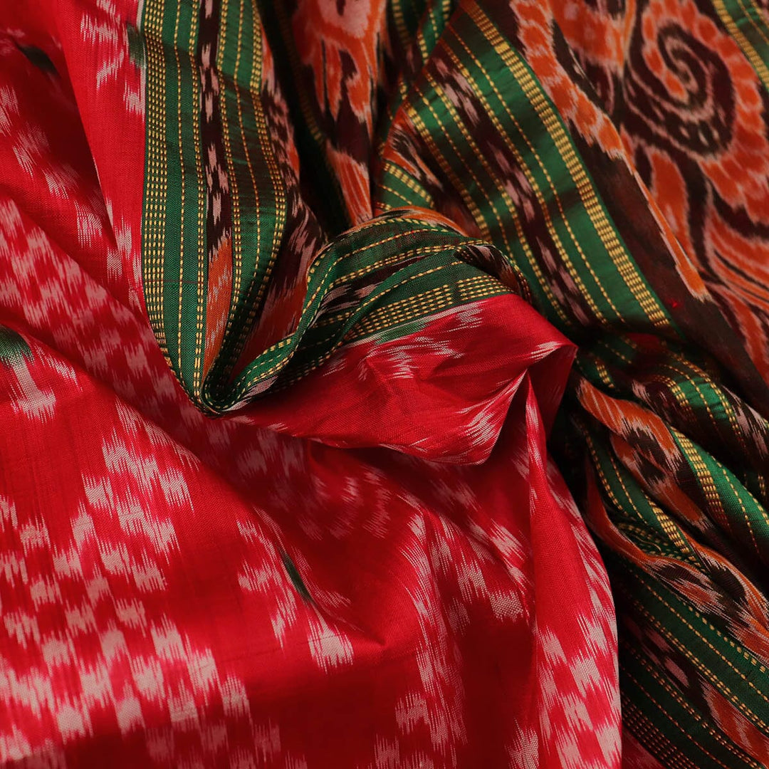 Handloom Khandua Silk Ikat Saree Handloom Saree_Khandua Silk Priyadarshini Handloom