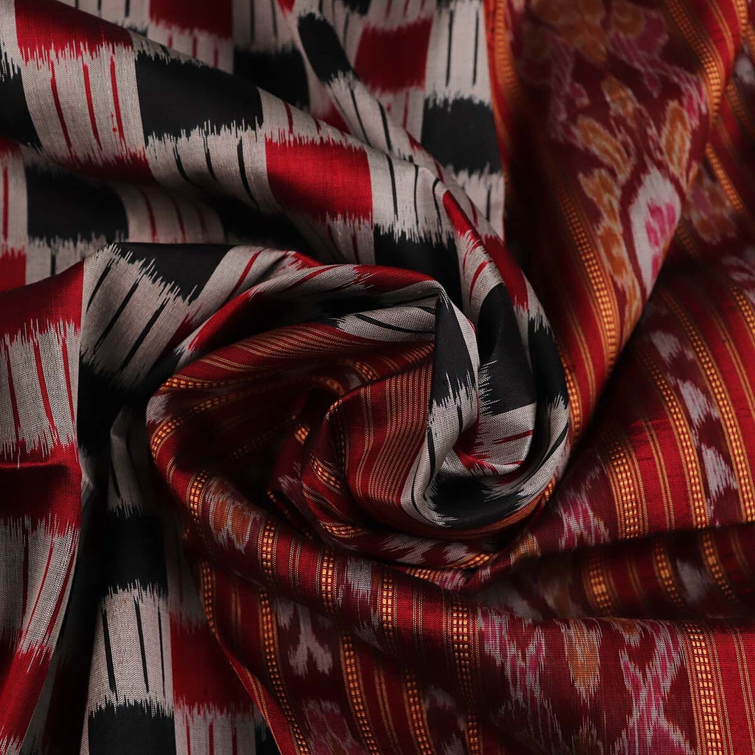 Handloom Khandua Silk Ikat Saree Handloom Saree_Khandua Silk Priyadarshini Handloom