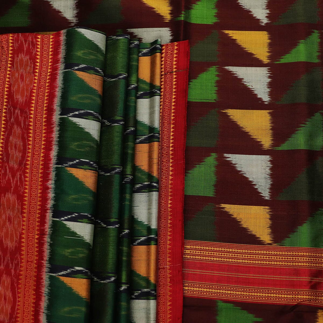 Handloom Khandua Silk Ikat Saree Handloom Saree_Khandua Silk Priyadarshini Handloom