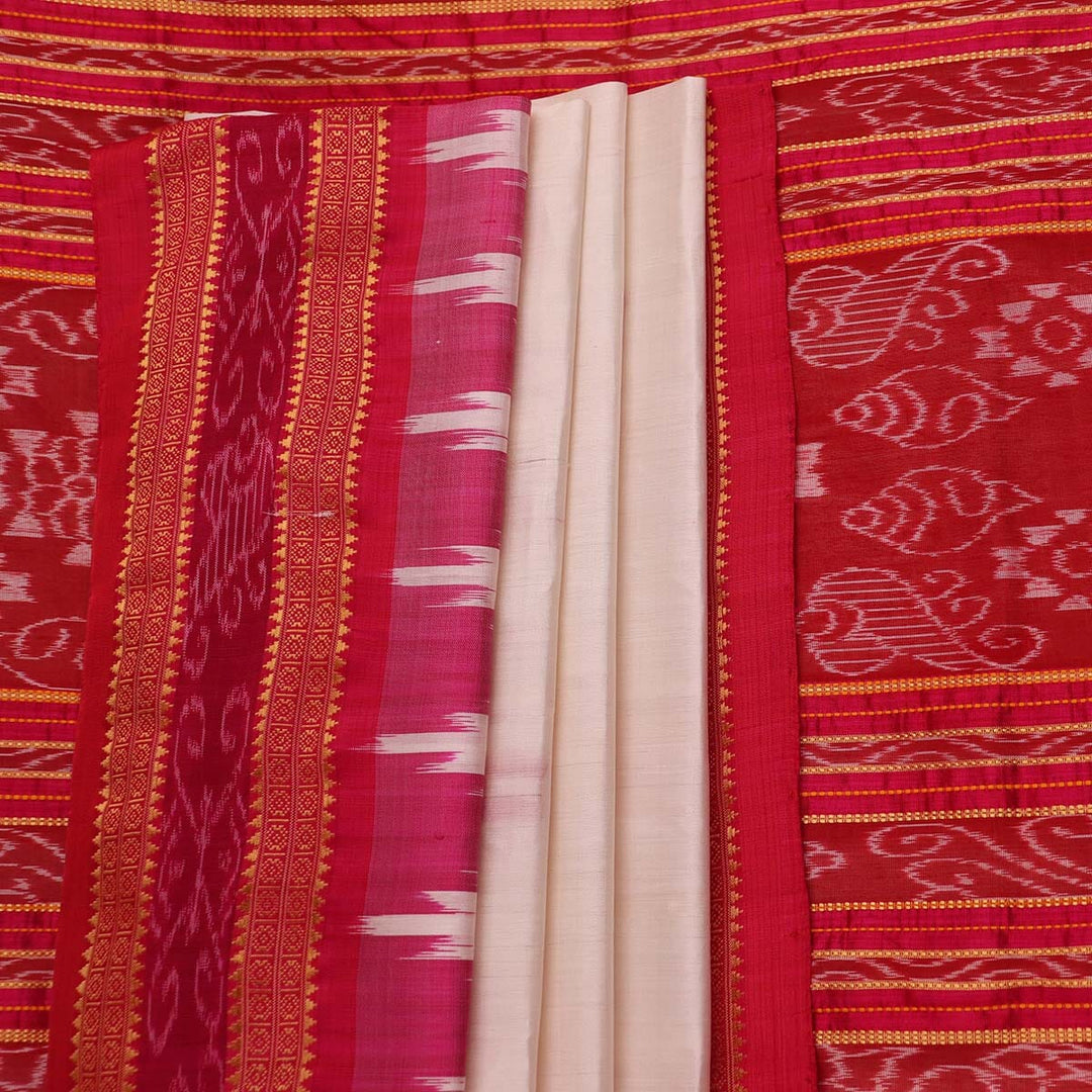 Handloom Khandua Silk Ikat Saree Handloom Saree_Khandua Silk Priyadarshini Handloom 