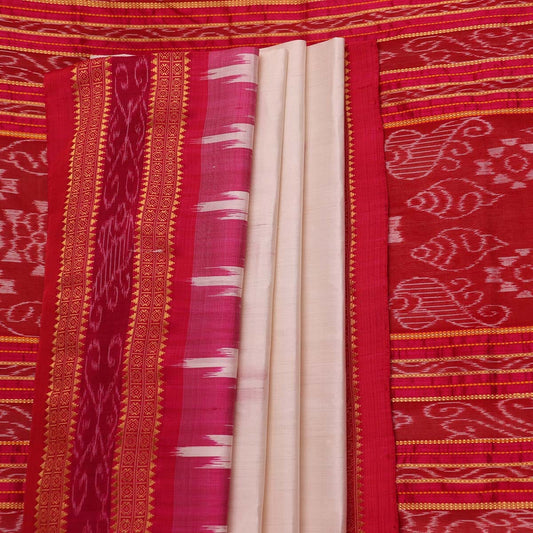 Handloom Khandua Silk Ikat Saree Handloom Saree_Khandua Silk Priyadarshini Handloom
