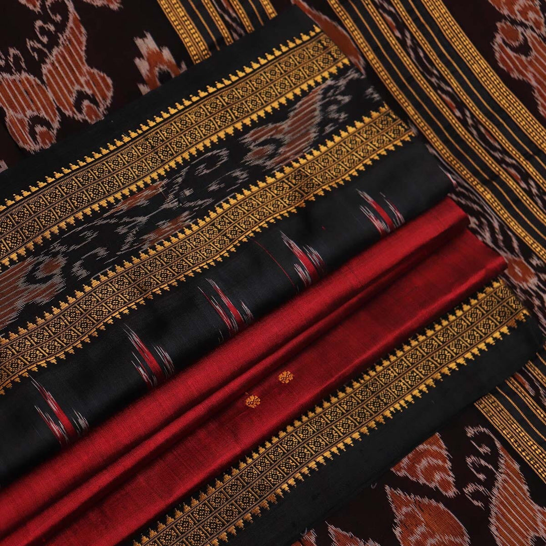 Handloom Khandua Silk Ikat Saree Handloom Saree_Khandua Silk Priyadarshini Handloom