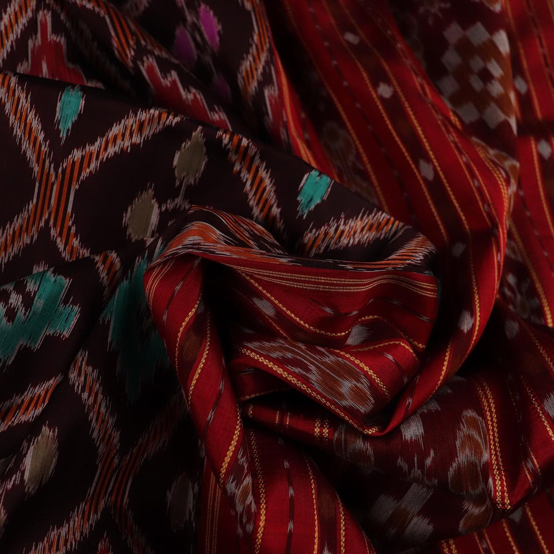 Handloom Khandua Silk Ikat Saree Handloom Saree_Khandua Silk Priyadarshini Handloom