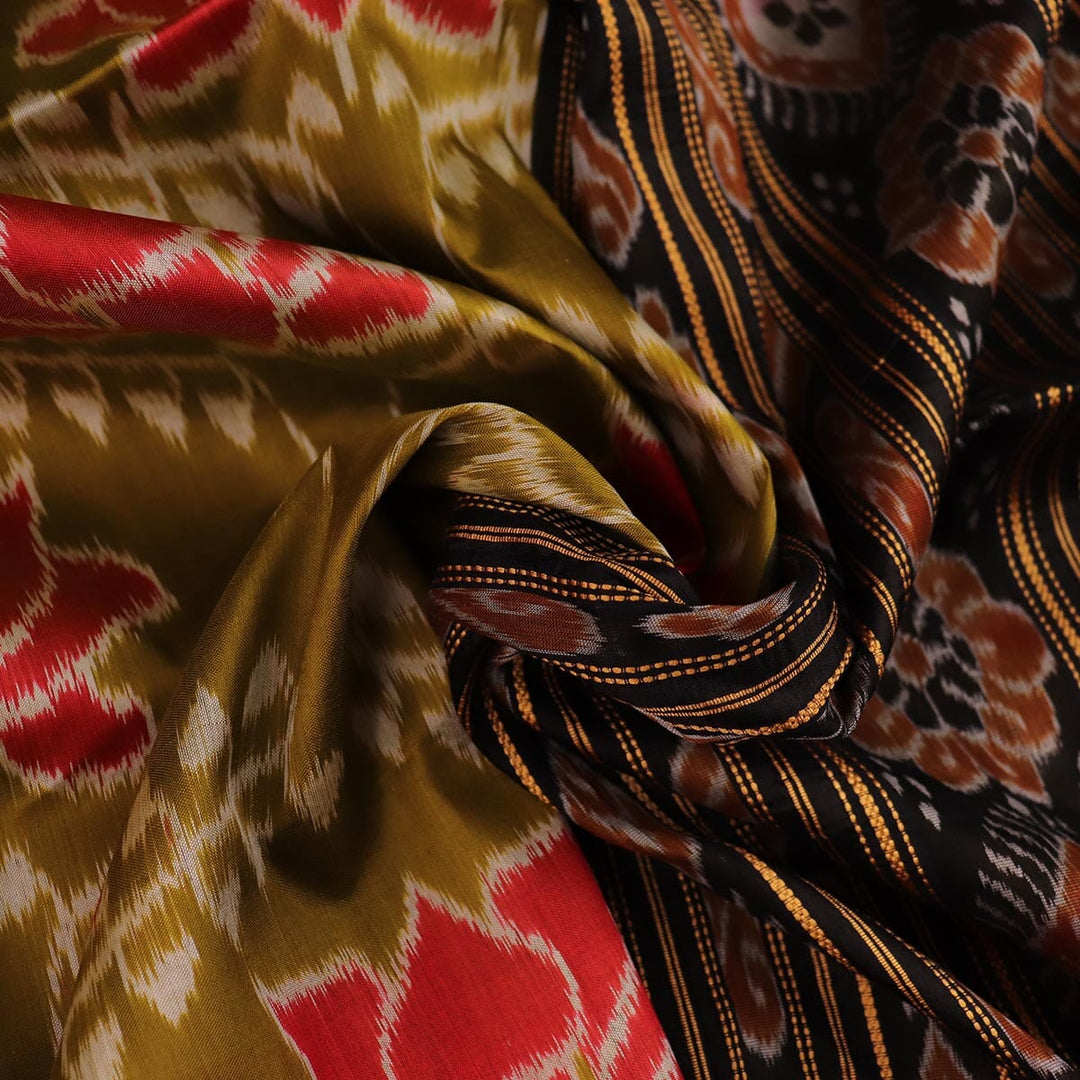 Handloom Khandua Silk Ikat Saree Handloom Saree_Khandua Silk Priyadarshini Handloom