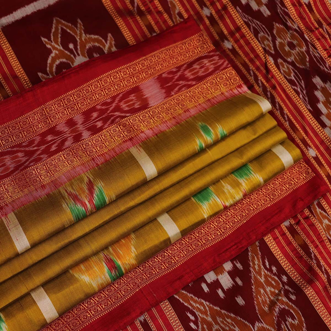Handloom Khandua Silk Ikat Saree Handloom Saree_Khandua Silk Priyadarshini Handloom