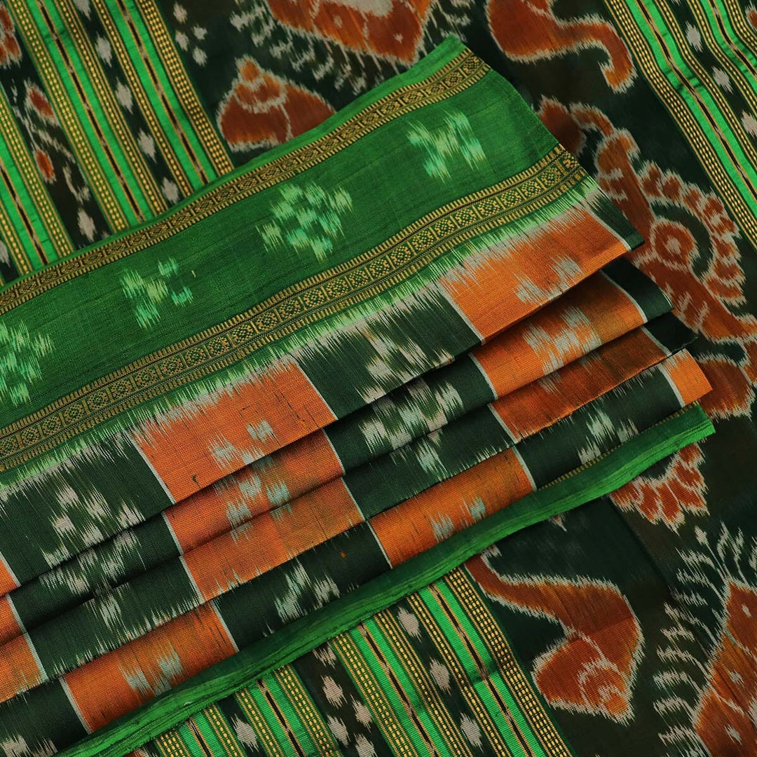 Handloom Khandua Silk Ikat Saree Handloom Saree_Khandua Silk Priyadarshini Handloom