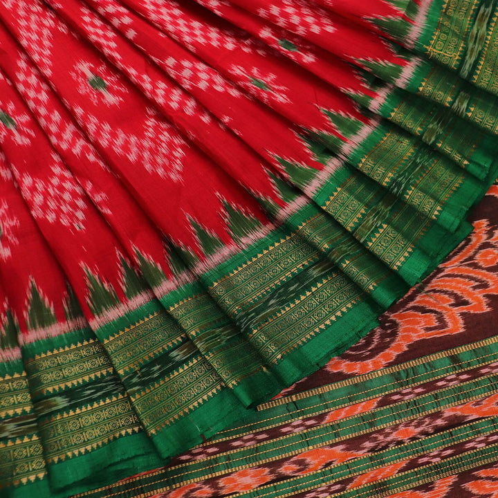 Handloom Khandua Silk Ikat Saree Handloom Saree_Khandua Silk Priyadarshini Handloom