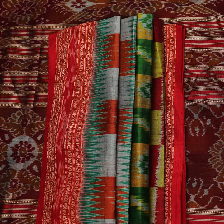 Handloom Khandua Silk Ikat Saree Handloom Saree_Khandua Silk Priyadarshini Handloom