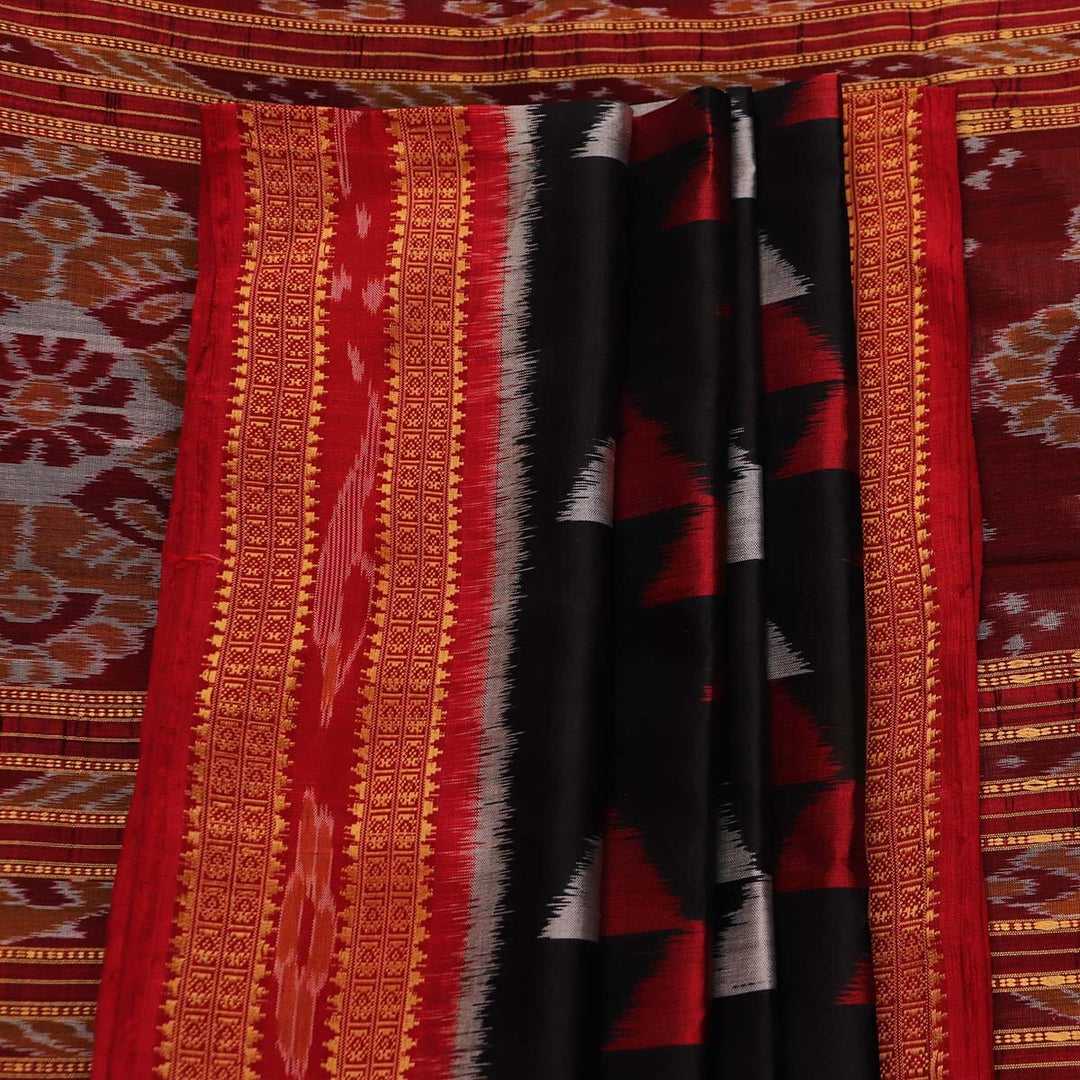 Handloom Khandua Silk Ikat Saree Handloom Saree_Khandua Silk Priyadarshini Handloom