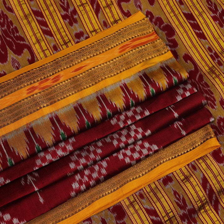 Handloom Khandua Silk Ikat Saree Handloom Saree_Khandua Silk Priyadarshini Handloom