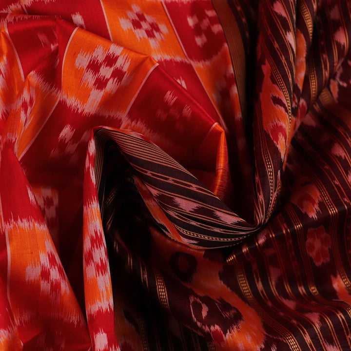 Handloom Khandua Silk Ikat Saree Handloom Saree_Khandua Silk Priyadarshini Handloom