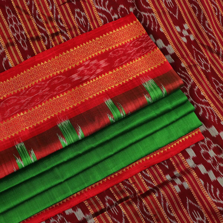 Handloom Khandua Silk Ikat Saree Handloom Saree_Khandua Silk Priyadarshini Handloom
