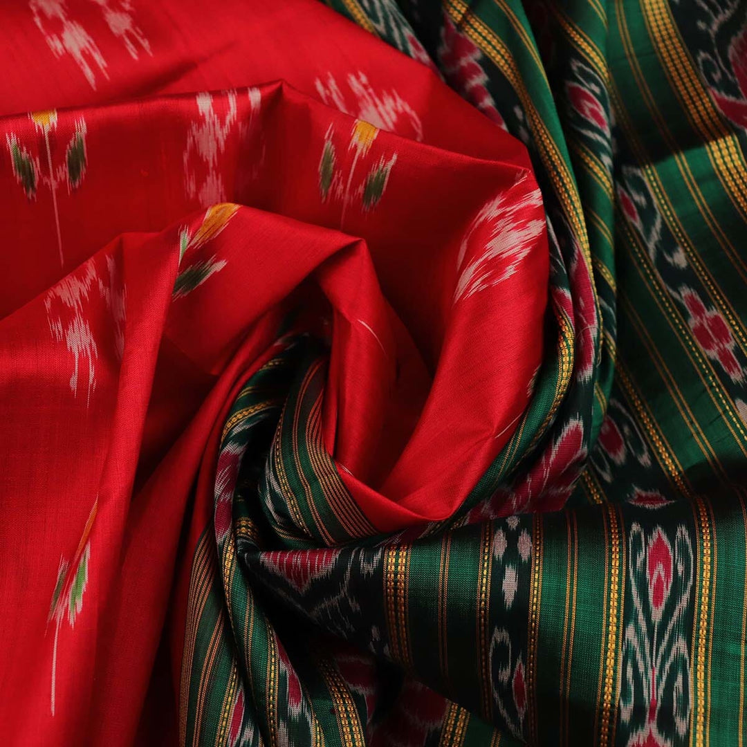 Handloom Khandua Silk Ikat Saree Handloom Saree_Khandua Silk Priyadarshini Handloom