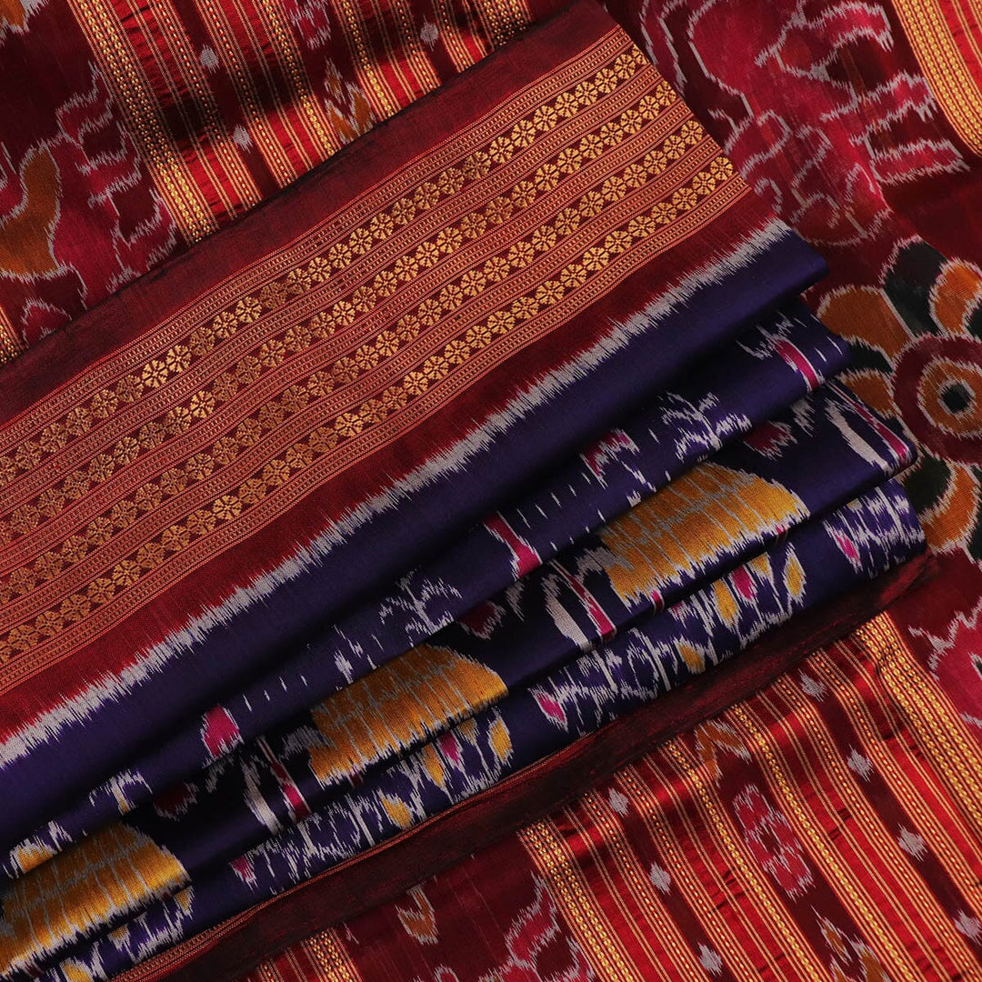 Handloom Khandua Silk Ikat Saree Handloom Saree_Khandua Silk Priyadarshini Handloom