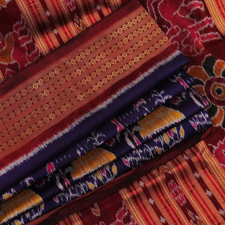 Handloom Khandua Silk Ikat Saree Handloom Saree_Khandua Silk Priyadarshini Handloom