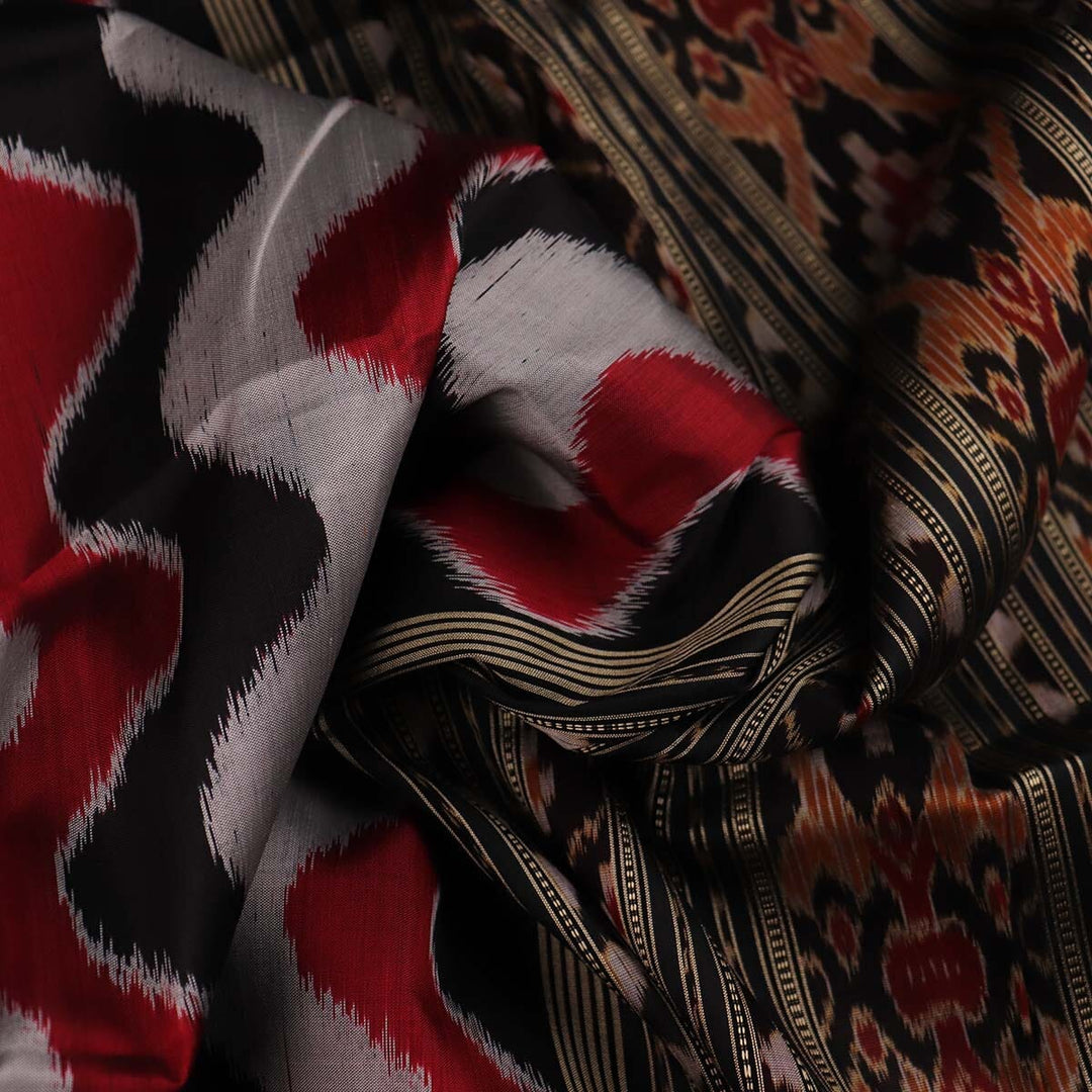 Handloom Khandua Silk Ikat Saree Handloom Saree_Khandua Silk Priyadarshini Handloom