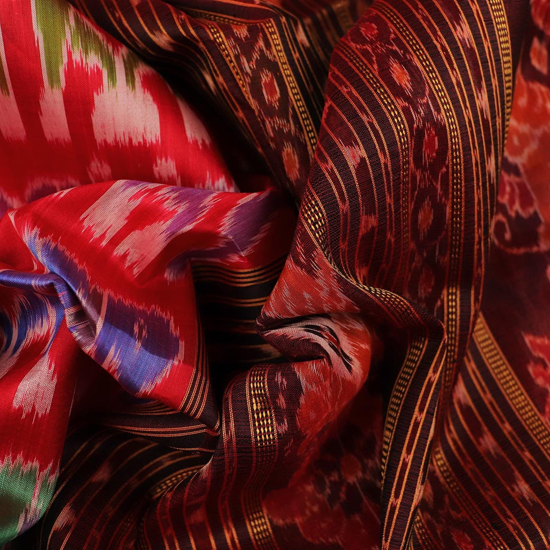 Handloom Khandua Silk Ikat Saree Handloom Saree_Khandua Silk Priyadarshini Handloom