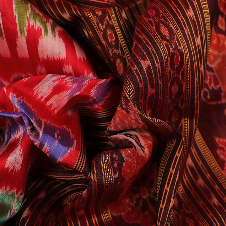 Handloom Khandua Silk Ikat Saree Handloom Saree_Khandua Silk Priyadarshini Handloom