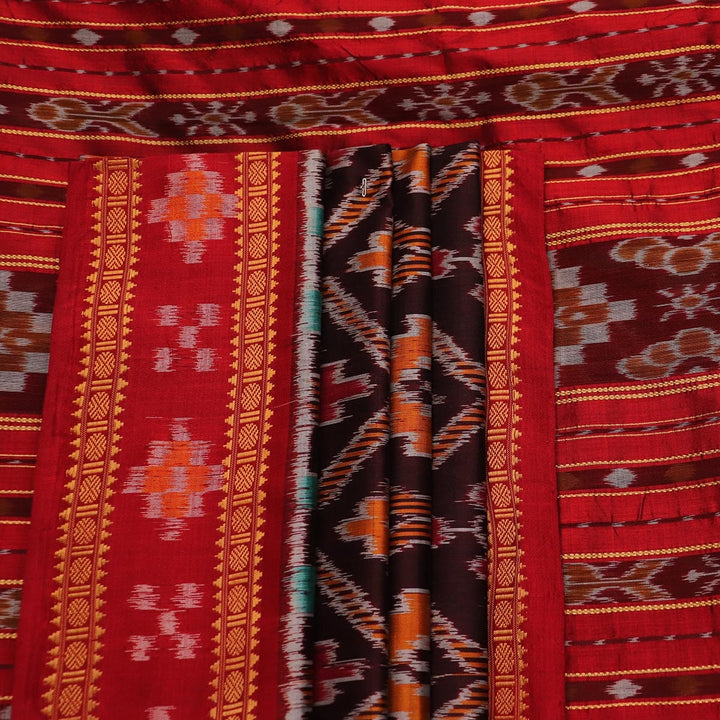 Handloom Khandua Silk Ikat Saree Handloom Saree_Khandua Silk Priyadarshini Handloom
