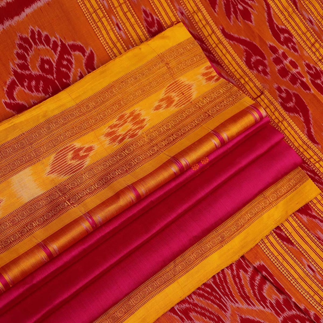 Handloom Khandua Silk Ikat Saree Handloom Saree_Khandua Silk Priyadarshini Handloom