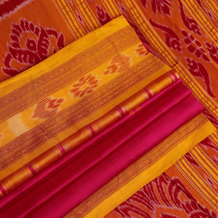 Handloom Khandua Silk Ikat Saree Handloom Saree_Khandua Silk Priyadarshini Handloom