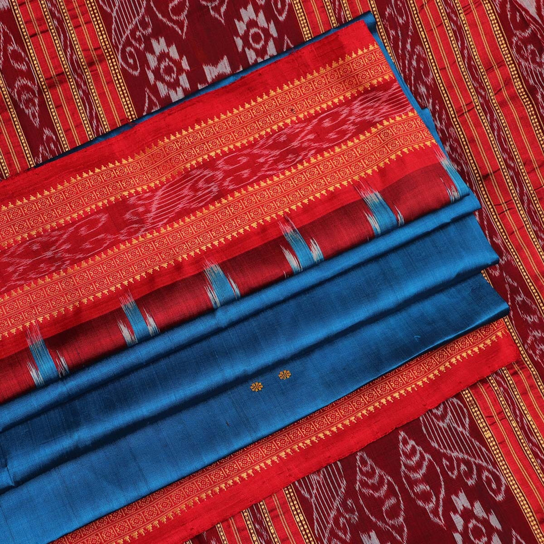 Handloom Khandua Silk Ikat Saree Handloom Saree_Khandua Silk Priyadarshini Handloom 