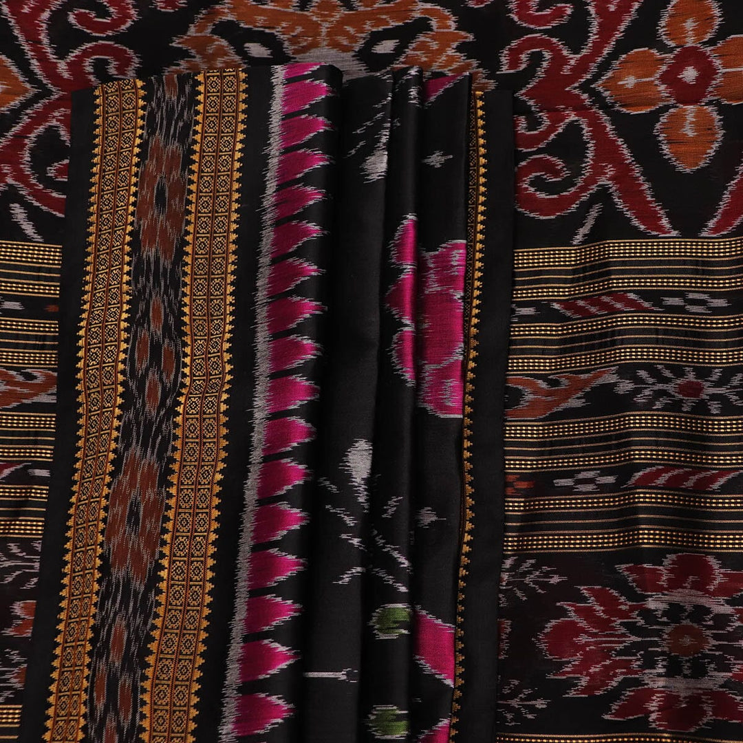 Handloom Khandua Silk Ikat Saree Handloom Saree_Khandua Silk Priyadarshini Handloom