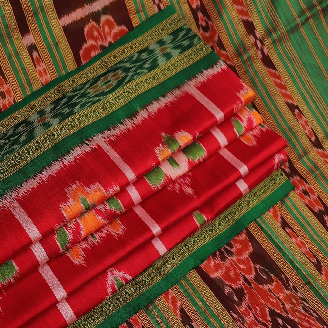 Handloom Khandua Silk Ikat Saree Handloom Saree_Khandua Silk Priyadarshini Handloom