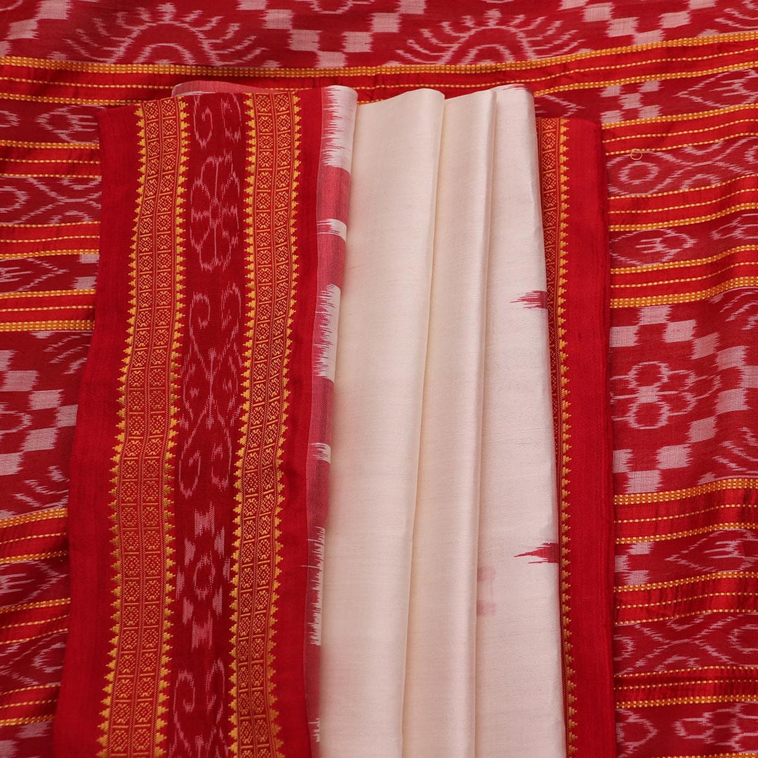 Handloom Khandua Silk Ikat Saree Handloom Saree_Khandua Silk Priyadarshini Handloom