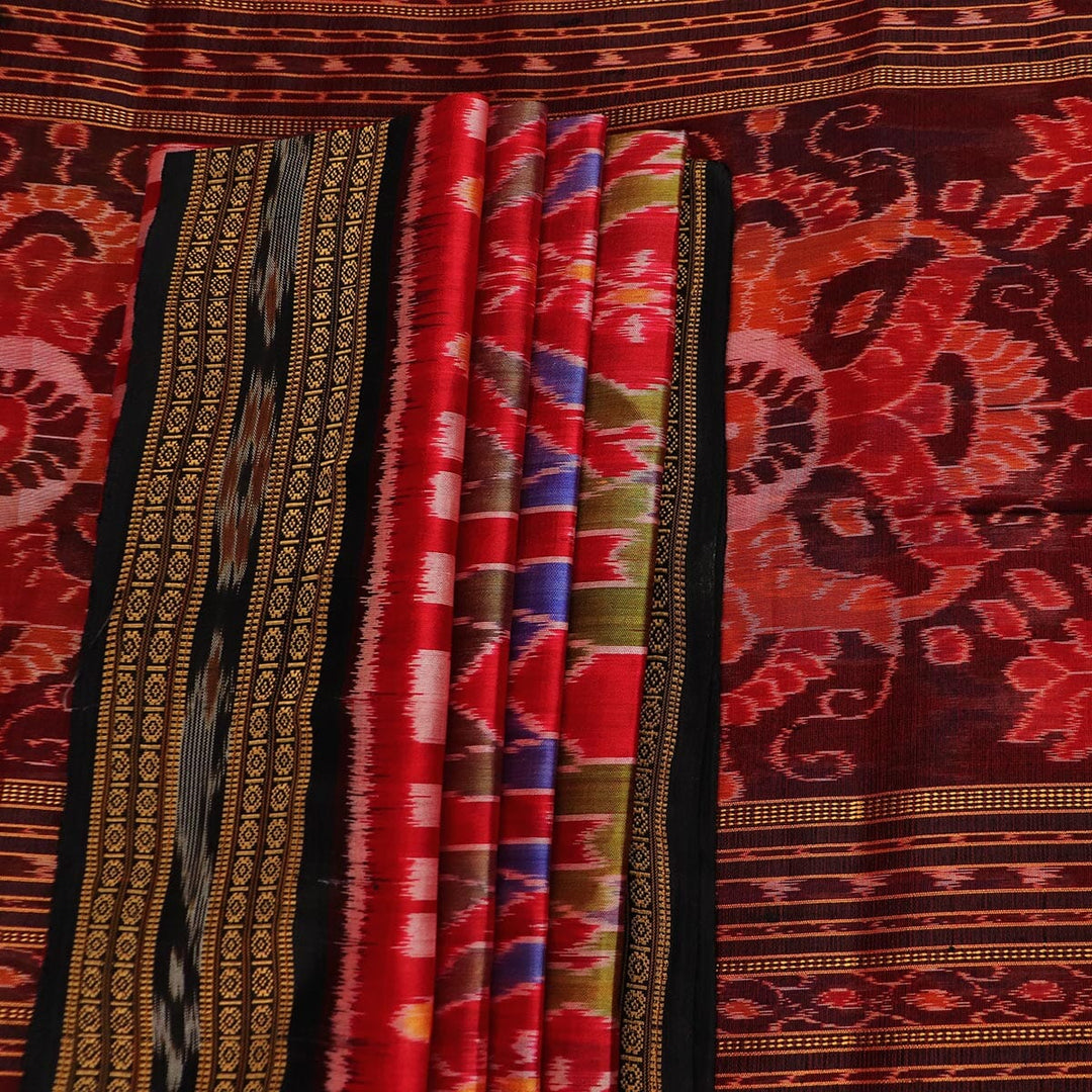 Handloom Khandua Silk Ikat Saree Handloom Saree_Khandua Silk Priyadarshini Handloom
