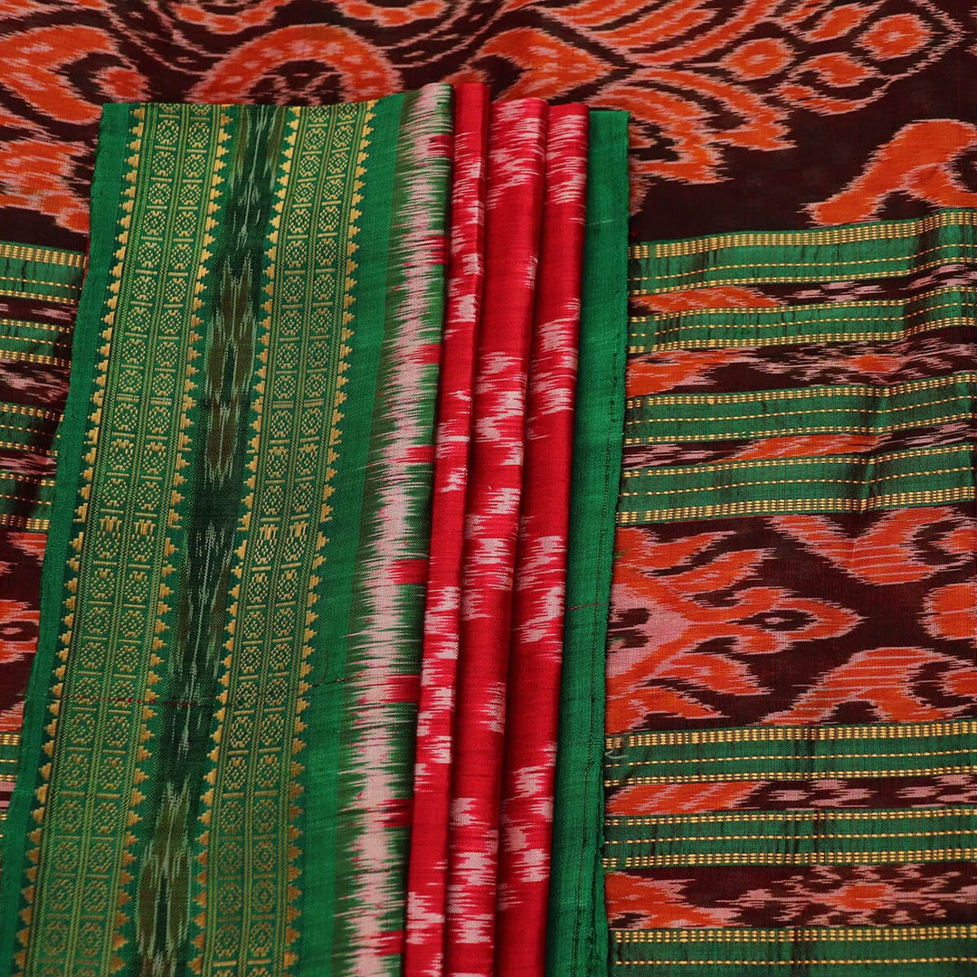Handloom Khandua Silk Ikat Saree Handloom Saree_Khandua Silk Priyadarshini Handloom