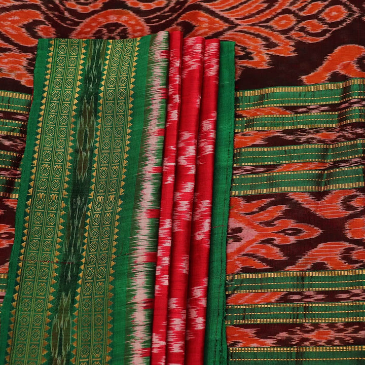 Handloom Khandua Silk Ikat Saree Handloom Saree_Khandua Silk Priyadarshini Handloom