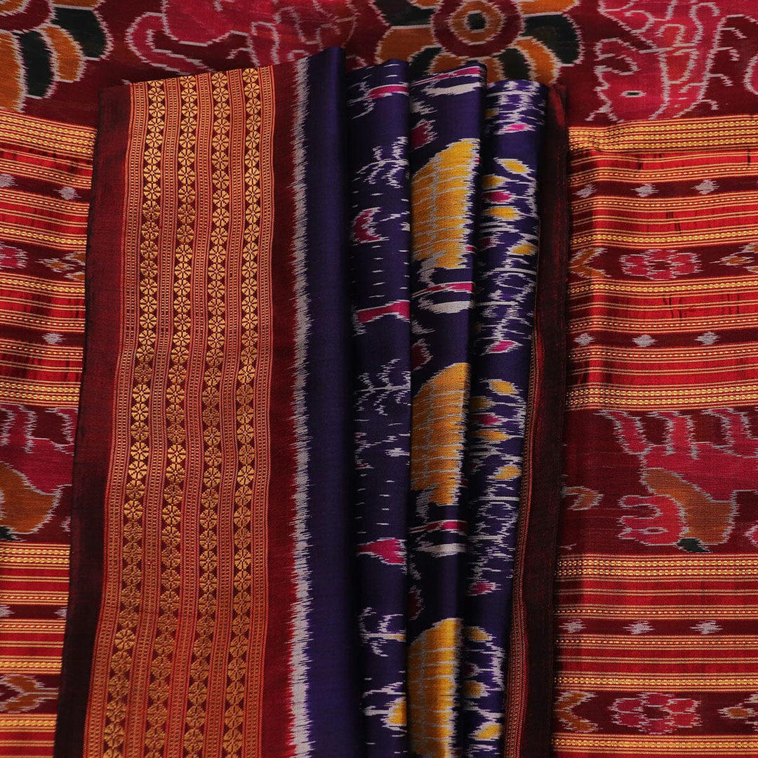 Handloom Khandua Silk Ikat Saree Handloom Saree_Khandua Silk Priyadarshini Handloom