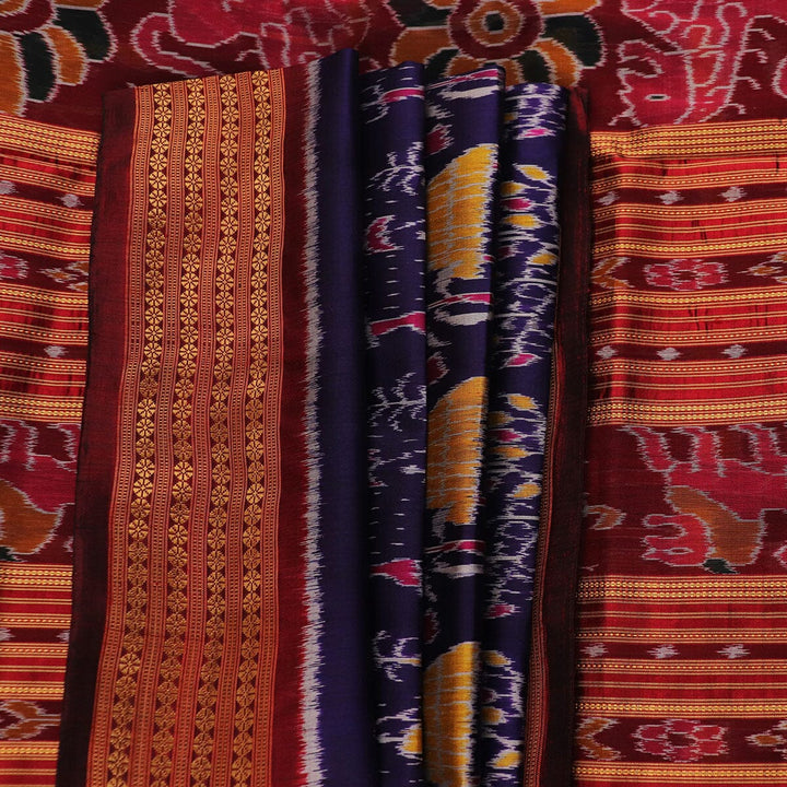 Handloom Khandua Silk Ikat Saree Handloom Saree_Khandua Silk Priyadarshini Handloom