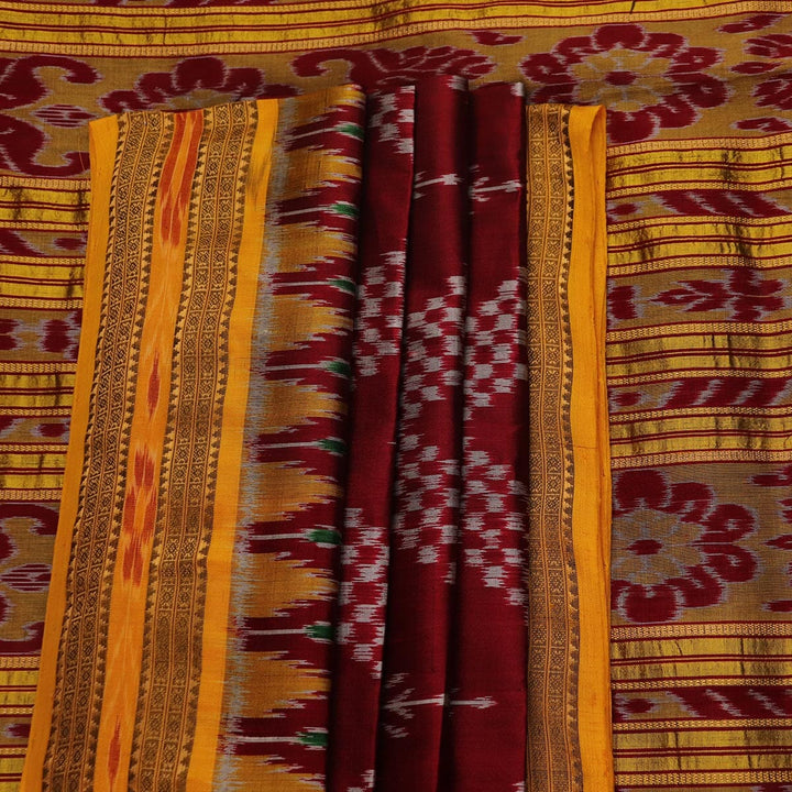 Handloom Khandua Silk Ikat Saree Handloom Saree_Khandua Silk Priyadarshini Handloom
