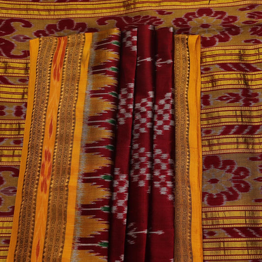 Handloom Khandua Silk Ikat Saree Handloom Saree_Khandua Silk Priyadarshini Handloom