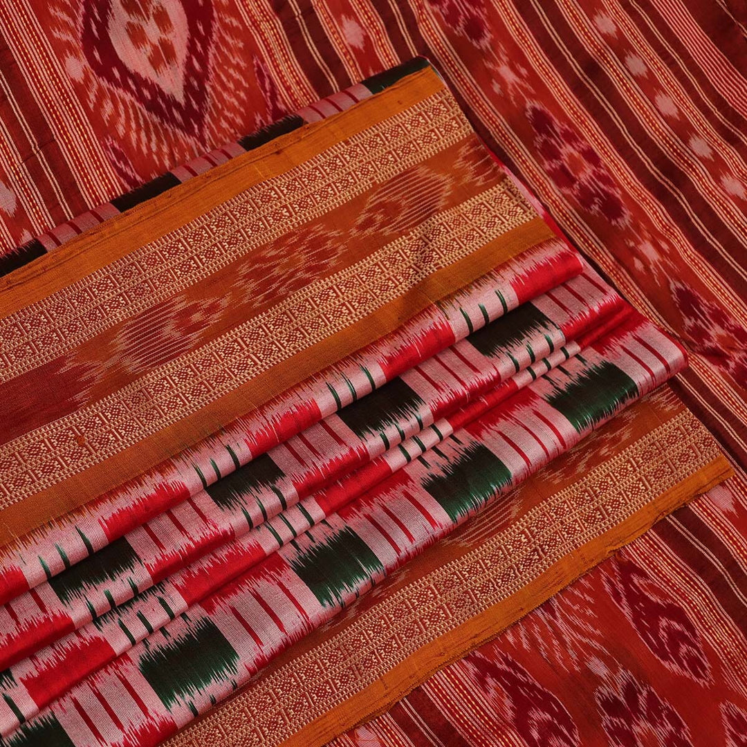 Handloom Khandua Silk Ikat Saree Handloom Saree_Khandua Silk Priyadarshini Handloom