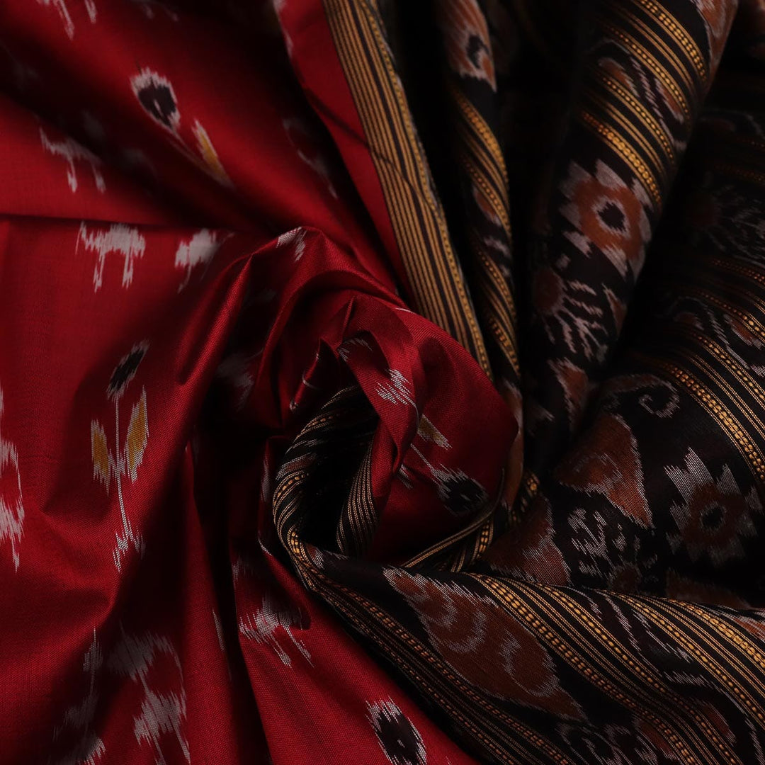 Handloom Khandua Silk Ikat Saree Handloom Saree_Khandua Silk Priyadarshini Handloom