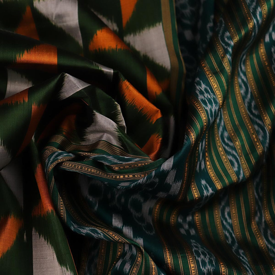 Handloom Khandua Silk Ikat Saree Handloom Saree_Khandua Silk Priyadarshini Handloom