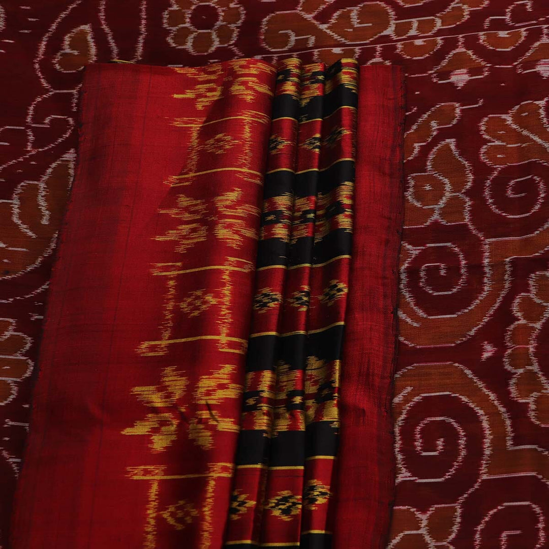 Handloom Khandua Silk Ikat Saree Handloom Saree_Khandua Silk Priyadarshini Handloom
