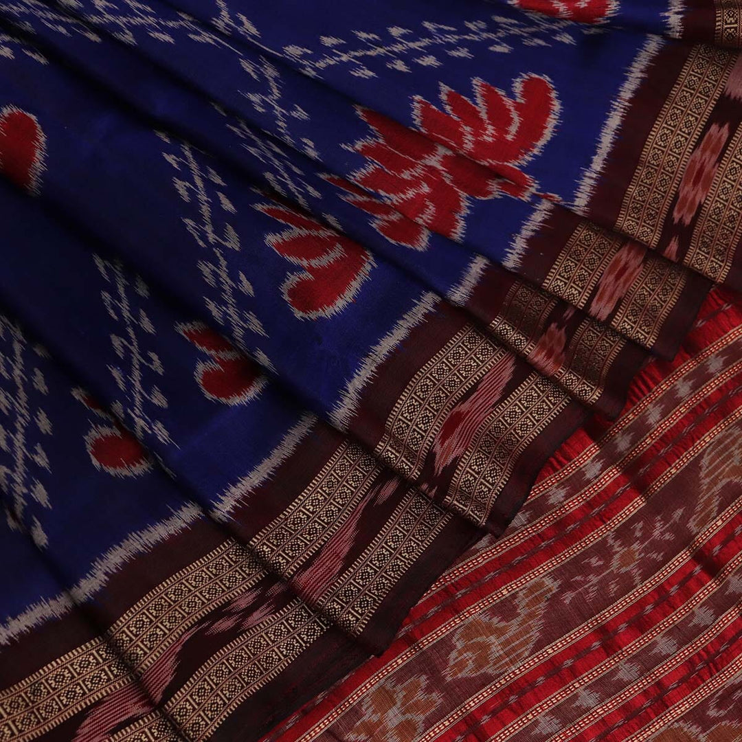 Handloom Khandua Silk Ikat Saree Handloom Saree_Khandua Silk Priyadarshini Handloom