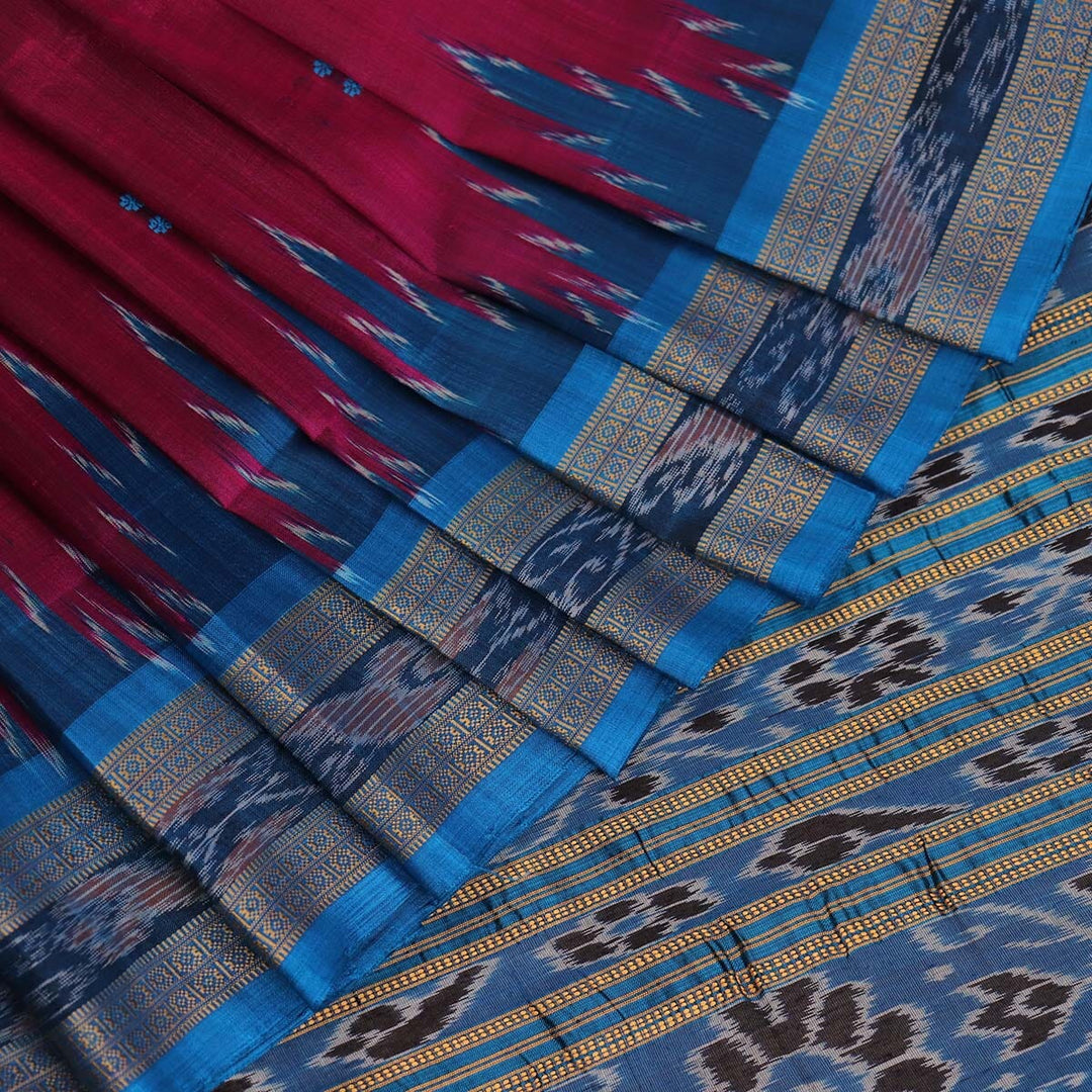 Handloom Khandua Silk Ikat Saree Handloom Saree_Khandua Silk Priyadarshini Handloom